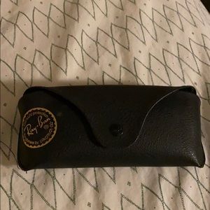 Ray Ban Leather glasses case!